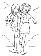 Cardcaptor Sakura Coloring Page